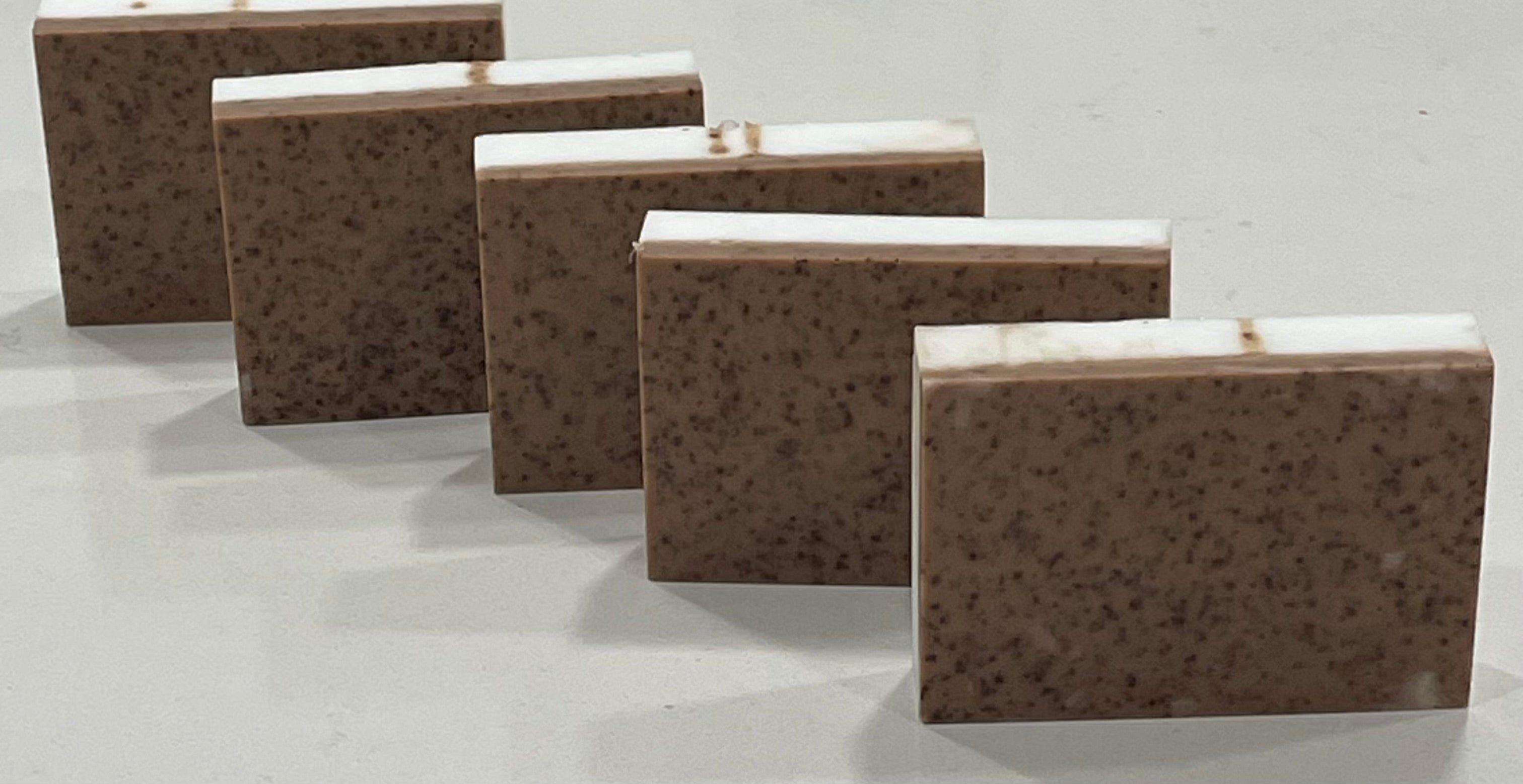 Hot Cocoa Goats Milk Soap with a hint of peppermint oil +Essential Oil